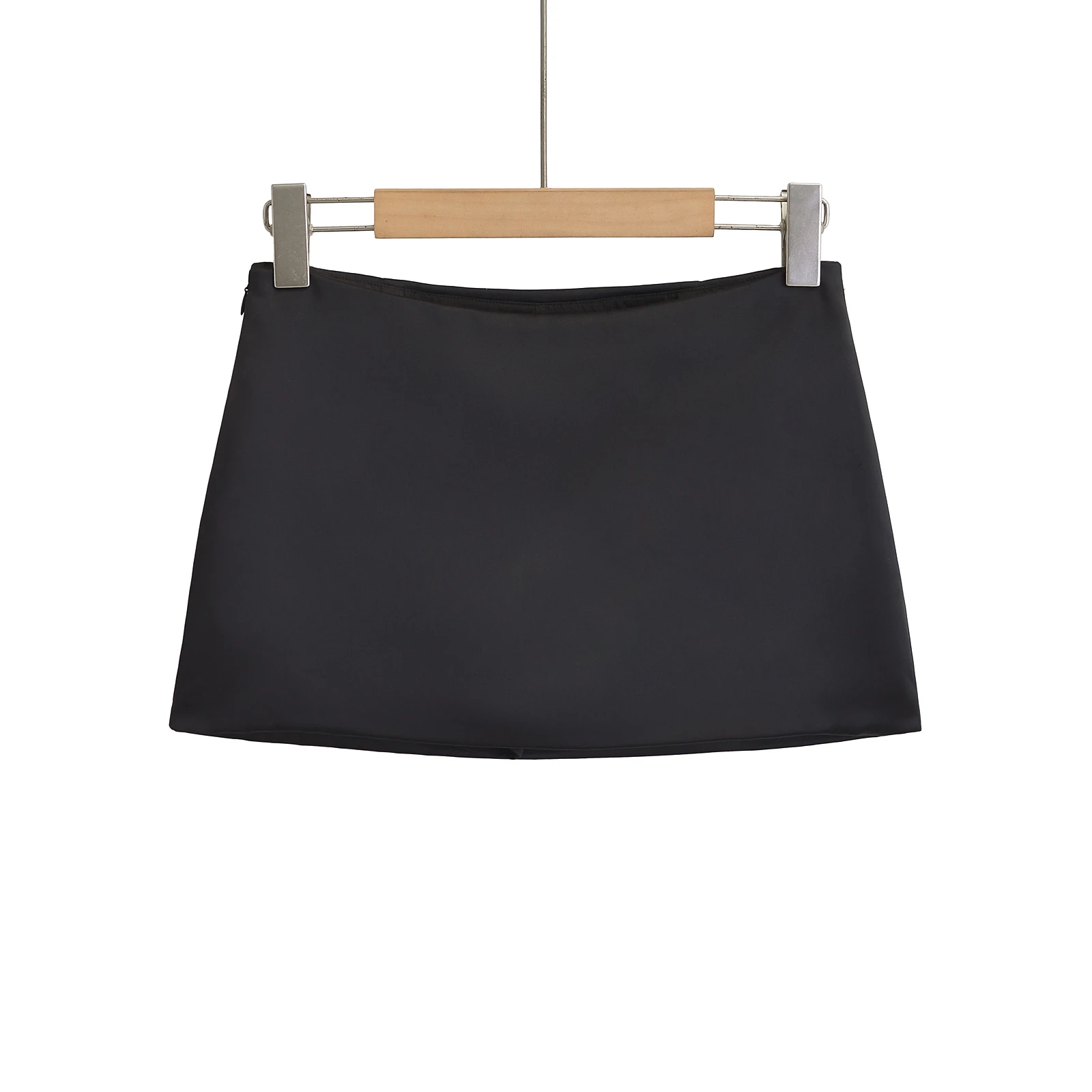 Black Mini Skirts Women Summer 2025 Y2k Clothes Sexy Satin Skirts For Woman Low Rise Skirt Kawaii Pink Skirt Low Waisted - Image 3