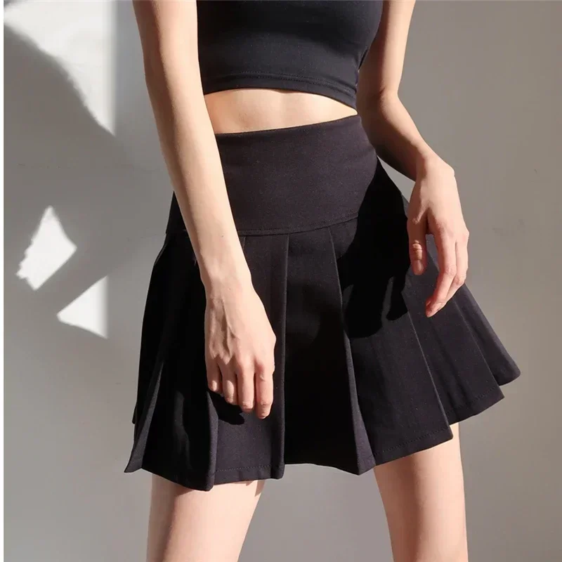 American School Y2k Style Summer Short Pleated Skirt For Women 2024 High Waist Sexy Hotsweet Mini Skirts Female - Image 5