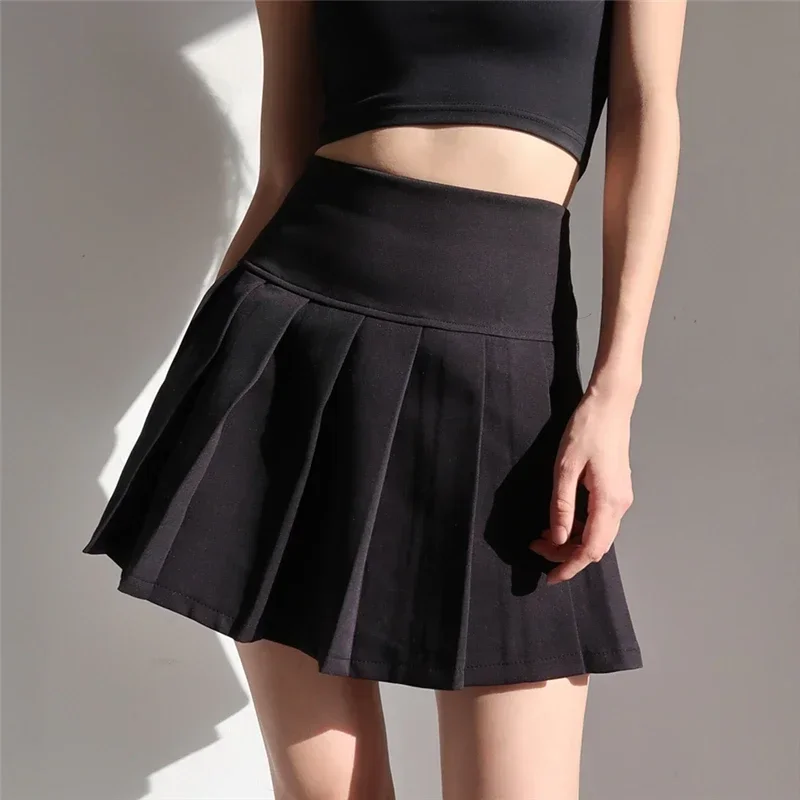 American School Y2k Style Summer Short Pleated Skirt For Women 2024 High Waist Sexy Hotsweet Mini Skirts Female - Image 2