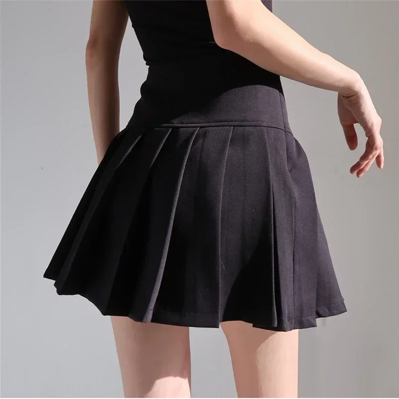 American School Y2k Style Summer Short Pleated Skirt For Women 2024 High Waist Sexy Hotsweet Mini Skirts Female - Image 3