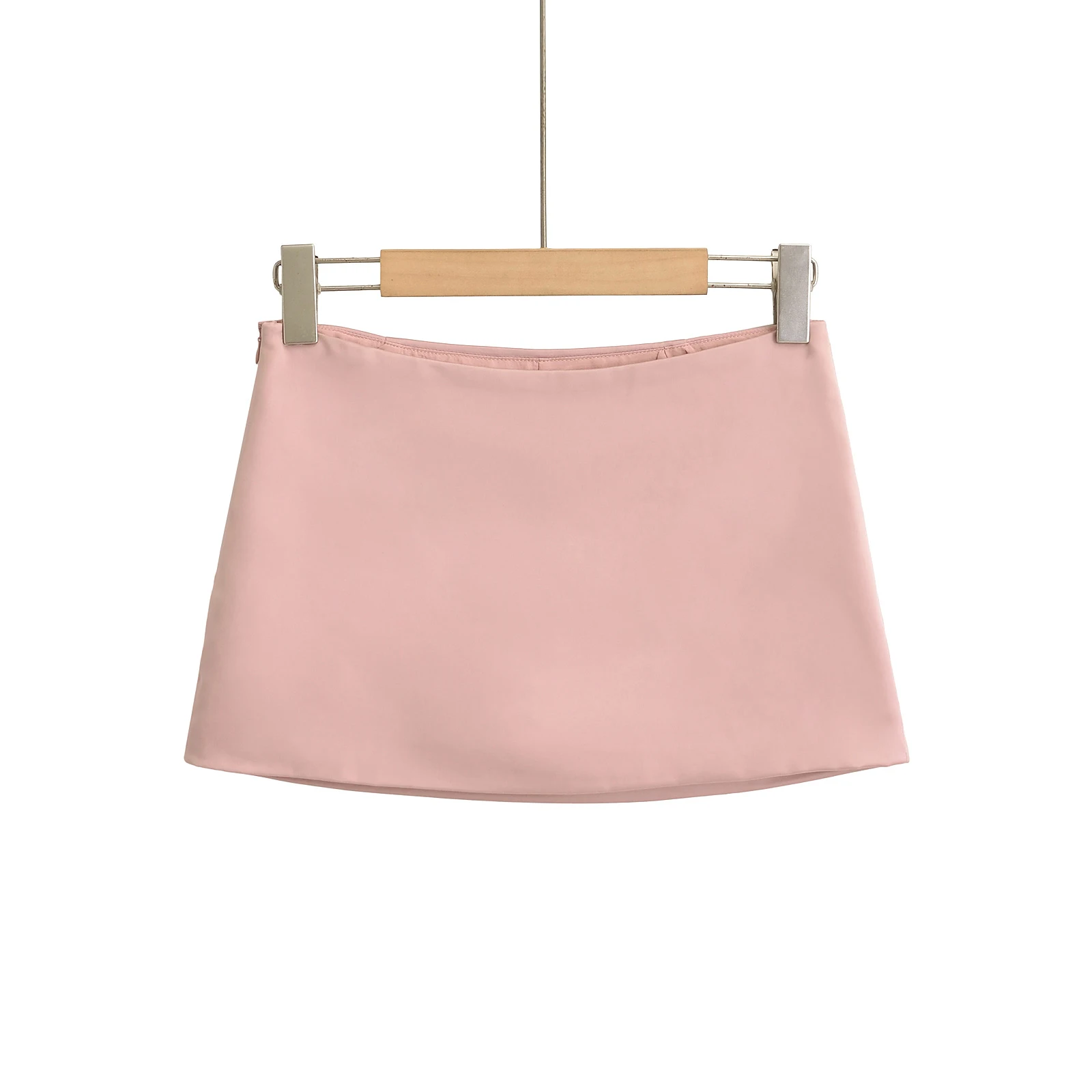 Black Mini Skirts Women Summer 2025 Y2k Clothes Sexy Satin Skirts For Woman Low Rise Skirt Kawaii Pink Skirt Low Waisted - Image 4